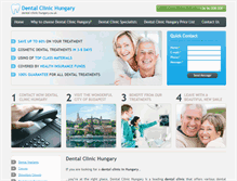 Tablet Screenshot of dental-clinic-hungary.co.uk
